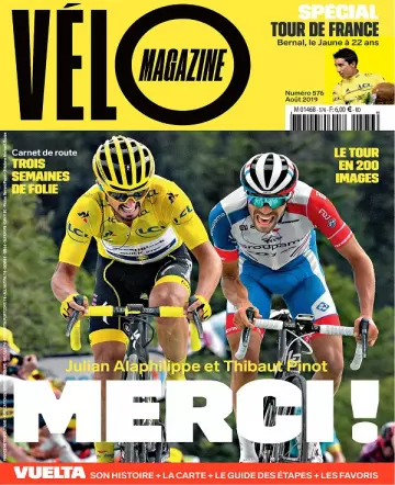 Vélo Magazine N°576 – Août 2019