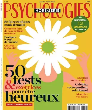 Psychologies Hors Série N°58 – Juillet-Août 2020