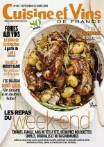 Cuisine et Vins de France N°183 – Septembre-Octobre 2018