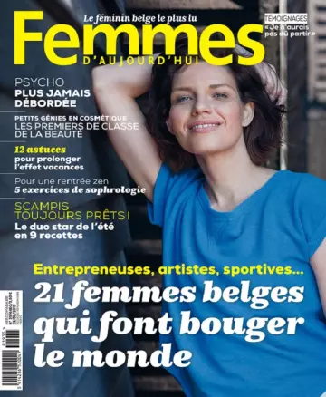 Femmes D’Aujourd’hui N°35 Du 29 Août 2019