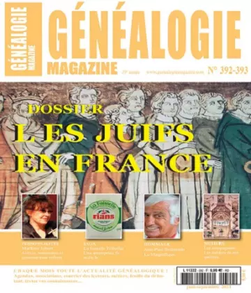 Généalogie Magazine N°392-393 – Juin-Septembre 2021