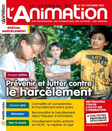 Le Journal De L’Animation N°222 – Octobre 2021