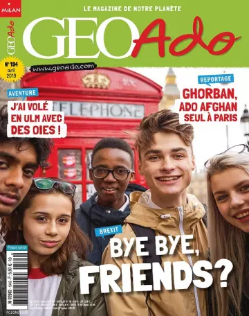 Geo Ado N°194 – Avril 2019