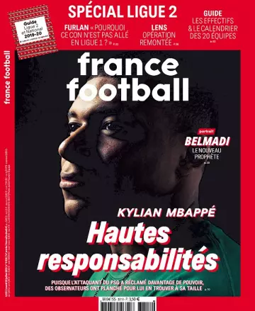 France Football N°3818 Du 23 Juillet 2019
