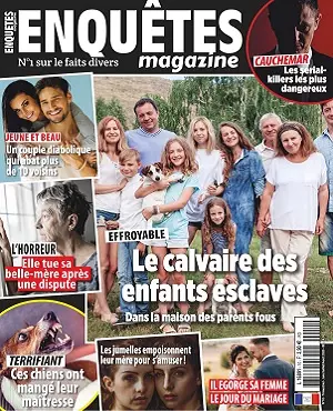 Enquêtes Magazine N°10 – Juin-Août 2020