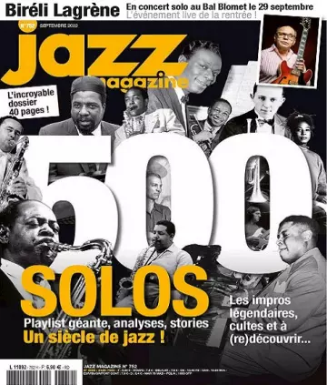 Jazz Magazine N°752 – Septembre 2022
