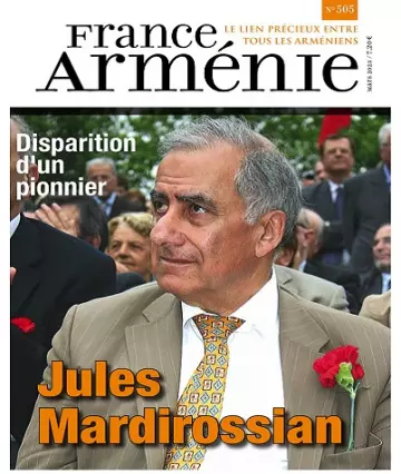 France Arménie N°505 – Mars 2023