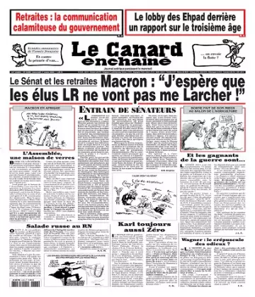Le Canard Enchaîné N°5338 Du 1er Mars 2023