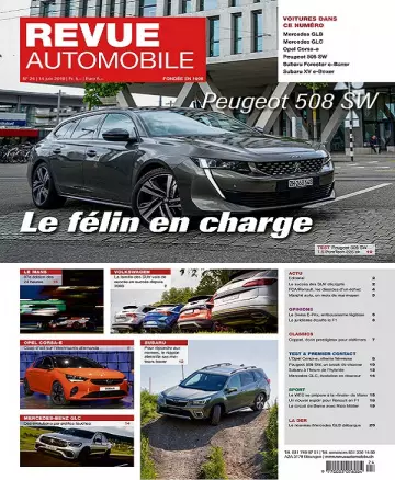 Revue Automobile N°24 Du 14 Juin 2019