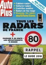 Auto Plus Hors Série Guide N°9 – Le Guide Anti Radars 2018