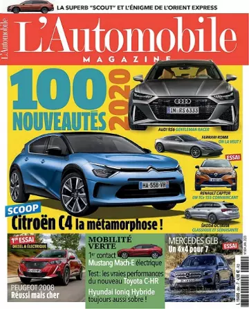 L’Automobile Magazine N°884 – Janvier 2020