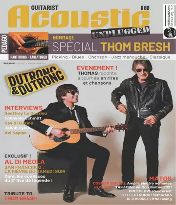 Guitarist Acoustic Unplugged N°80 – Septembre-Novembre 2022
