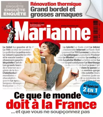 Marianne N°1345-1346 Du 22 Décembre 2022