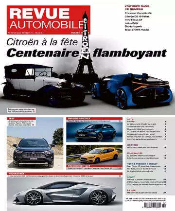 Revue Automobile N°32 Du 8 Août 2019