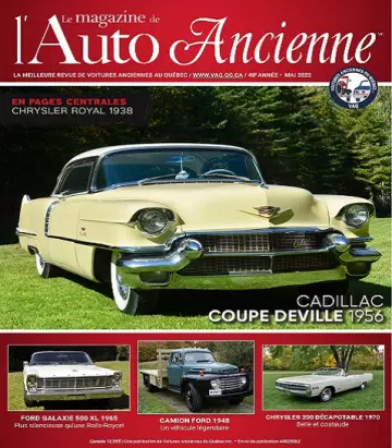 Le Magazine De L’Auto Ancienne – Mai 2022