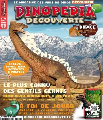 Dinopédia Découverte N°9 – Août 2022