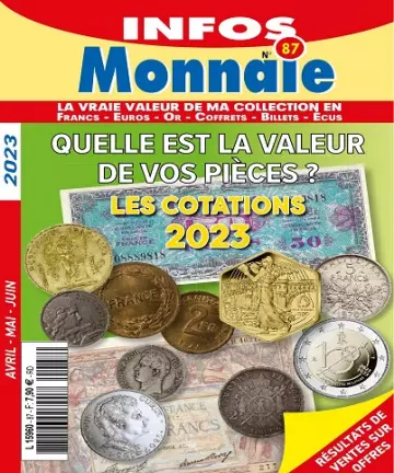 Infos Monnaie N°87 – Avril-Juin 2023