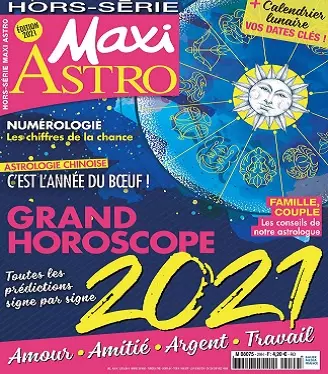Maxi Hors Série Astro N°29 – Édition 2021