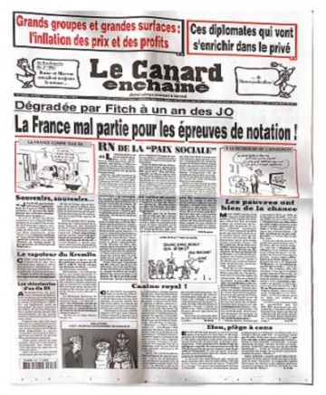 Le Canard Enchaîné N°5347 Du 3 Mai 2023