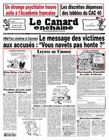 Le Canard Enchaîné N°5401 Du 15 au 21 Mai 2024