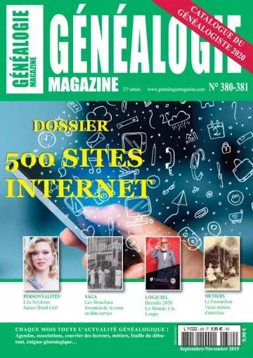 Généalogie - Septembre-Novembre 2019