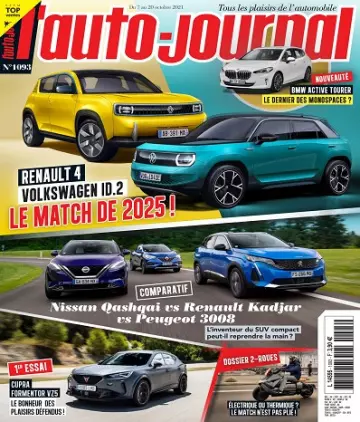 L’Auto-Journal N°1093 Du 7 au 20 Octobre 2021