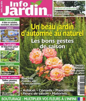 Info Jardin N°19 – Septembre-Novembre 2021