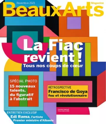 Beaux Arts Magazine N°449 – Novembre 2021