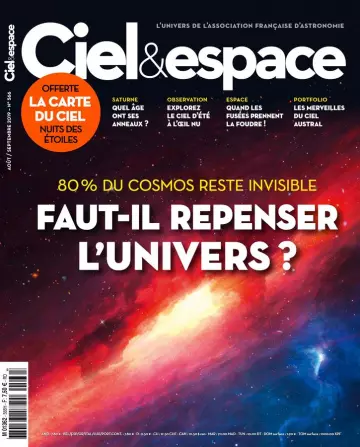 Ciel Et Espace N°566 - Août-Septembre 2019