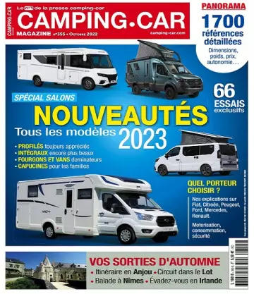 Camping-Car Magazine N°355 – Octobre 2022