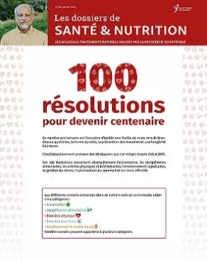 Les Dossiers de Santé et Nutrition N°100 – Janvier 2020