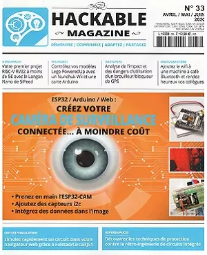 Hackable Magazine N°33 – Avril-Juin 2020