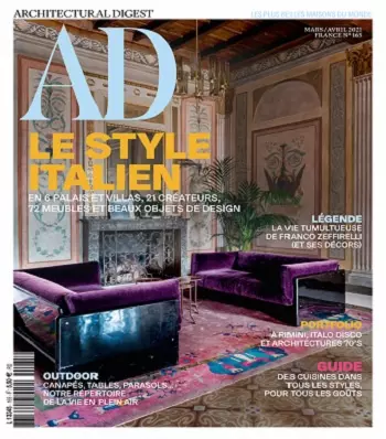 AD Architectural Digest N°165 – Mars-Avril 2021