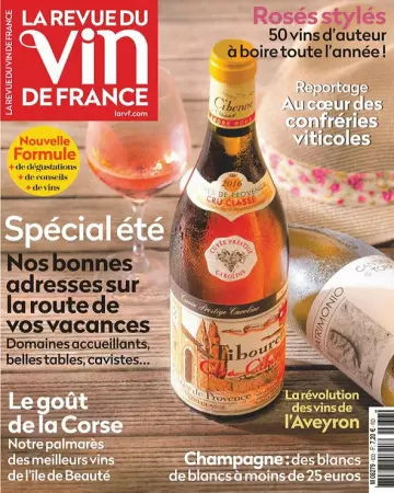 La Revue Du Vin De France N°633 – Juillet 2019