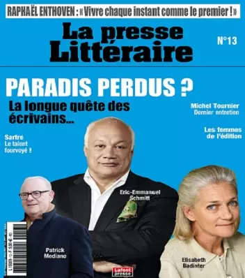 La Presse Littéraire N°13 – Avril-Juin 2021