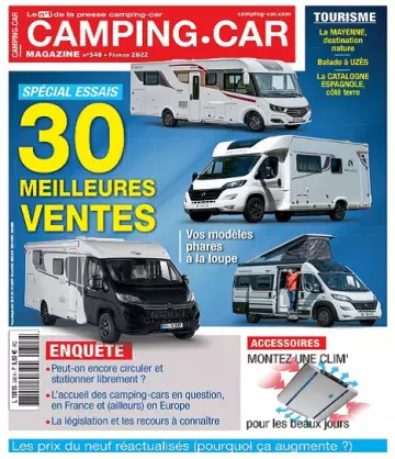 Camping-Car Magazine N°348 – Février 2022