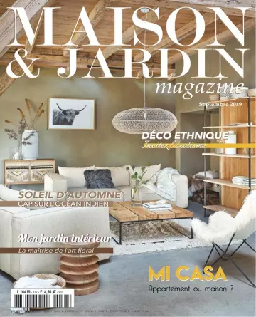Maison et Jardin Magazine N°137 – Septembre 2019