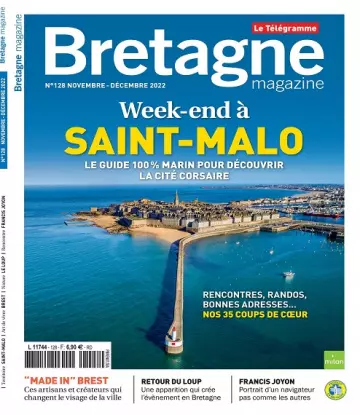 Bretagne Magazine N°128 – Novembre-Décembre 2022