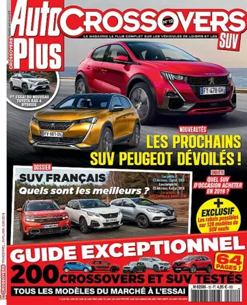 Auto Plus Hors Série Crossovers N°12 – Avril-Juin 2019