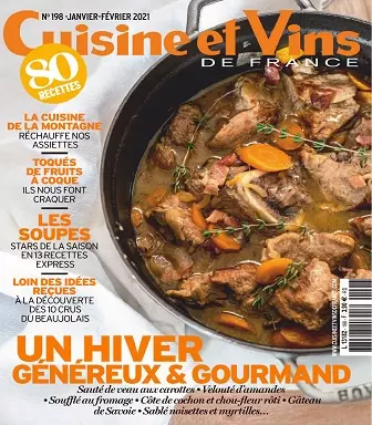 Cuisine et Vins De France N°198 – Janvier 2021
