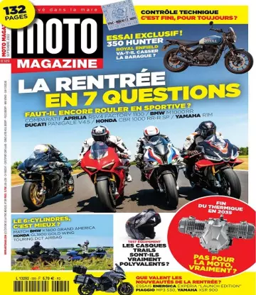 Moto Magazine N°389 – Septembre 2022