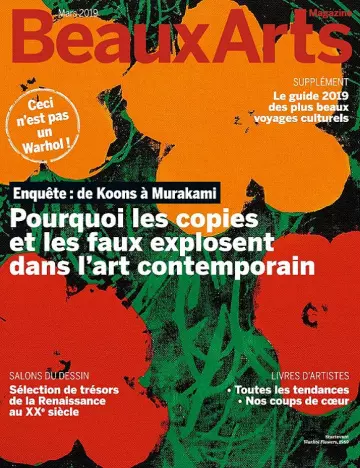Beaux Arts Magazine N°417 – Mars 2019