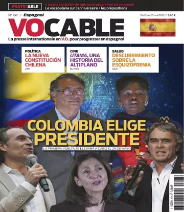Vocable Espagnol N°857 Du 12 Mai 2022