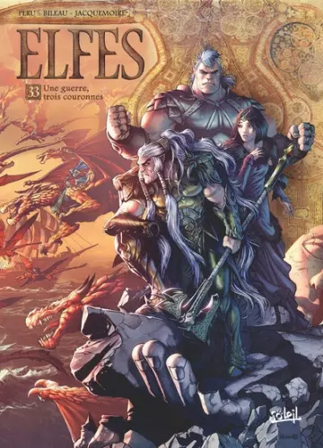 Elfes – Cycle Les Elfes Blancs, Tome 33 - Une guerre, trois couronnes