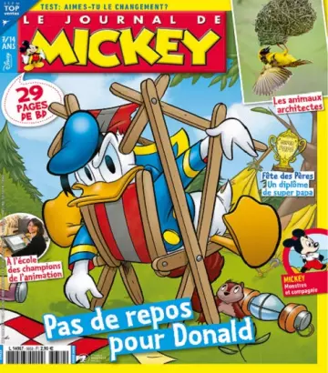 Le Journal De Mickey N°3652 Du 15 au 21 Juin 2022