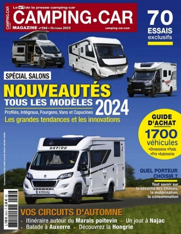 Camping-Car Magazine N°366 – Octobre 2023