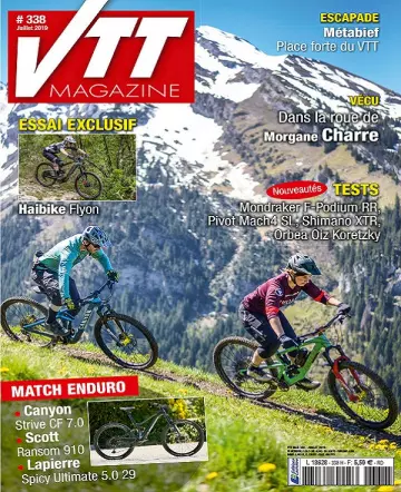 VTT Magazine N°338 – Juillet 2019