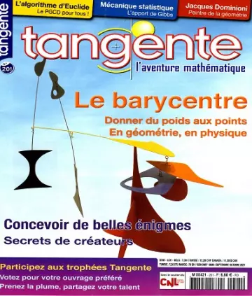 Tangente Magazine N°201 – Septembre-Octobre 2021