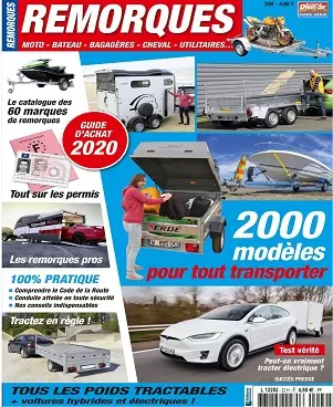 Le Monde Du Plein-Air Hors Série N°22 – Remorques 2020