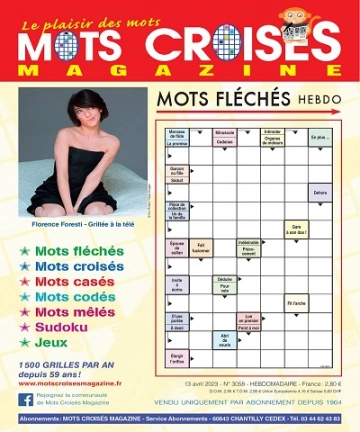 Mots Croisés Magazine N°3058 Du 13 Avril 2023